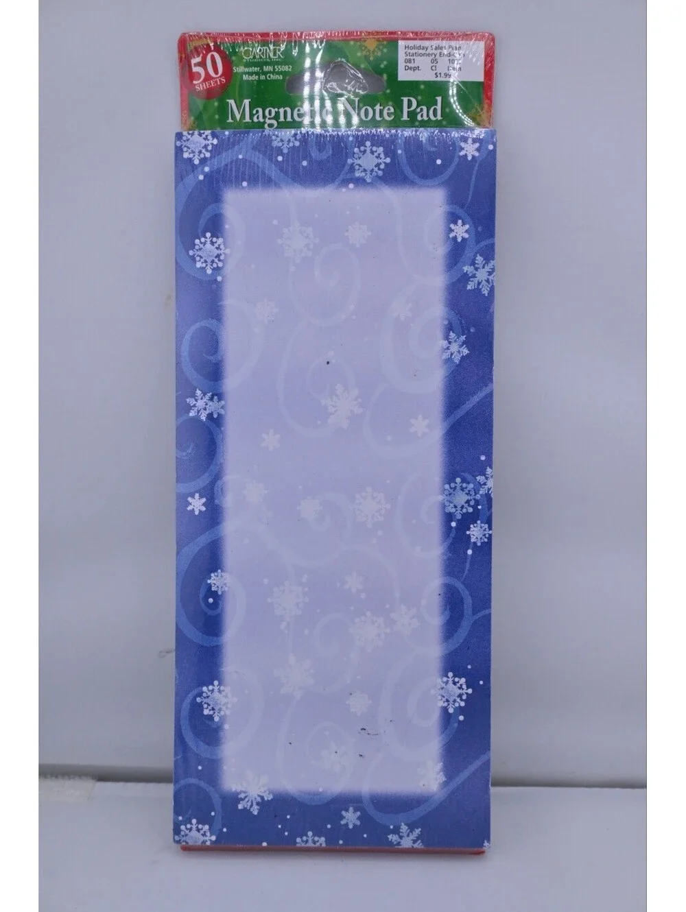Magnetic note pads Christmas theme different pads